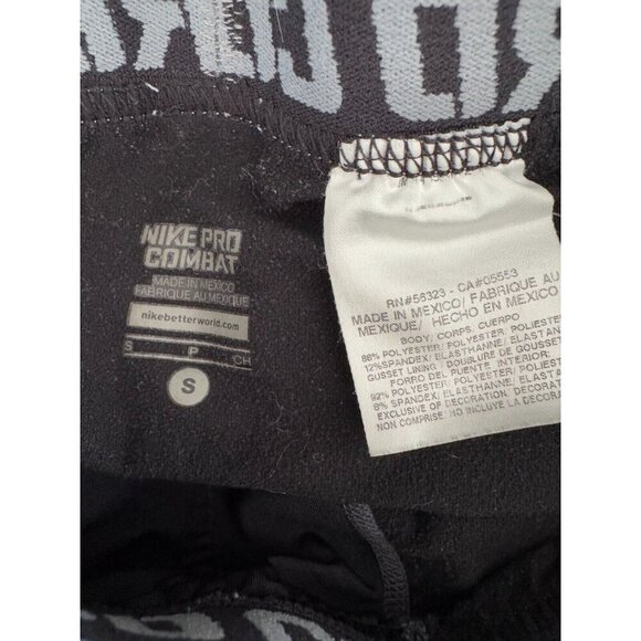 Nike Pro Black Hyperwarm Compression Tights Sweatpants Boys Size Small - Picture 6 of 7